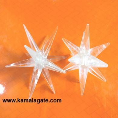 12 Points Crystal Quartz Healing Star