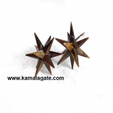 12 Points Tiger Eye Healing Stars