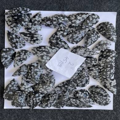 2 inch Snowflake Obsidian arrowheads Points Hand crafted obsidian point 2 inch Snowflake Obsidian arrowheads Points Hand crafted obsidian point