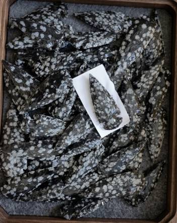 3 inch Snowflake Obsidian Arrrowheads Points Handcrafted Obsidian Flint Points 3 inch Snowflake Obsidian Arrrowheads Points Handcrafted Obsidian Flint Points