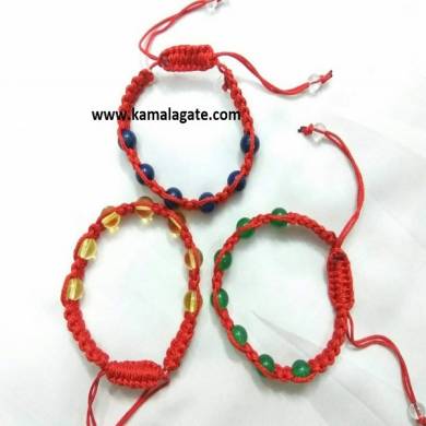 7 Chakra Combination Bracelet With Cotton String