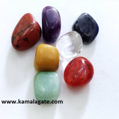 7 Chakra Gemstone Tumble Sets