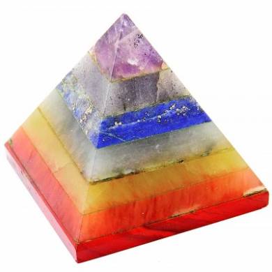 Seven Chakra Bonded Pyramid