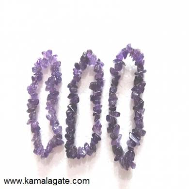 Amethyst  Chips Bracelets