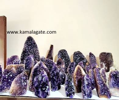 Natural Amethyst cluster crystal stone minerals 