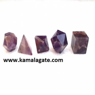 Amethyst Five Pieces Geometry Sets