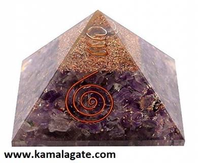 Orgone Amethyst Pyramid