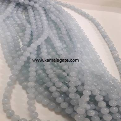 Aquamarine 8 mm Loose Beads For Jewelry Making
