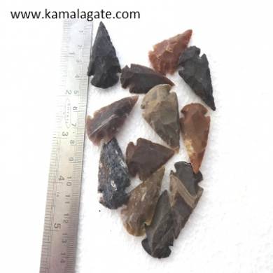 1.5  inch Agate arrowheads Jasper Arrowhead