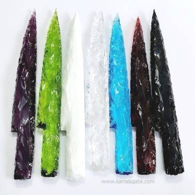 Assorted 6 Inch Glass Knives