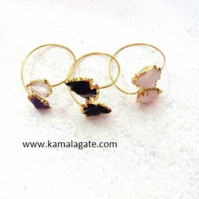 Assorted Arrowheads Bangles (Golden)