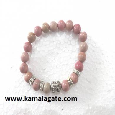 Bhuddha Rhodocrosite Bracelets