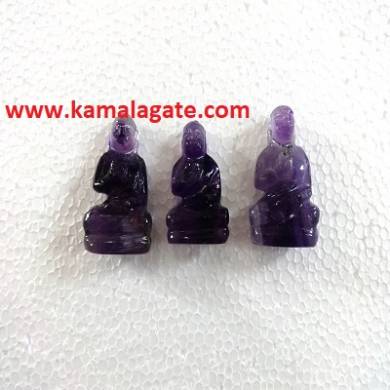 Bhuddha Sculpture Amethyst Gemstone