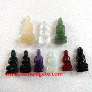 Bhuddha Sculpture Assorted Gemstone