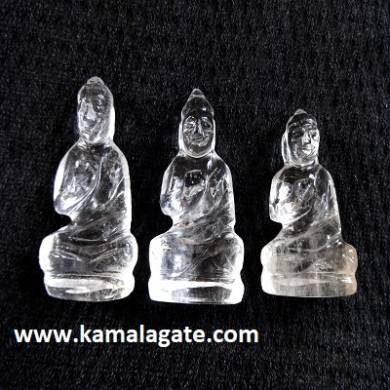 Bhuddha Sculpture crystal quartz Gemstone 