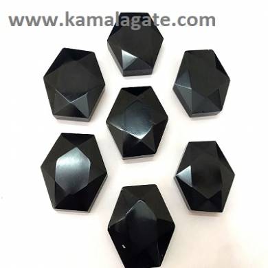 Black Agate Star Tetrahedron Gemstone Healing Crystal