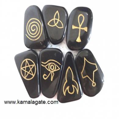 Black Agate Wiccan Sets