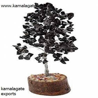 Black Onyx 300 Chips Tree with Thick Root