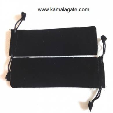 Black Velvet Stick Pouch