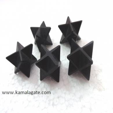 Black Turmoline merkaba Star