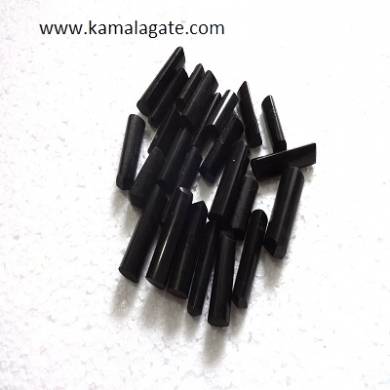 Black Turmoline Single terminated pencile point 