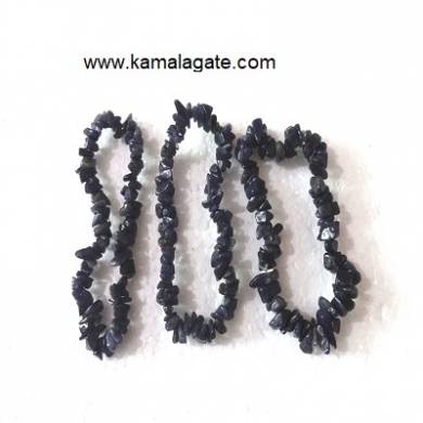 Black Turmoline Chips Bracelets