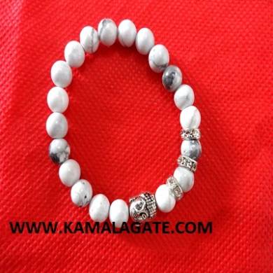 Bhuddha Howlite Bracelets