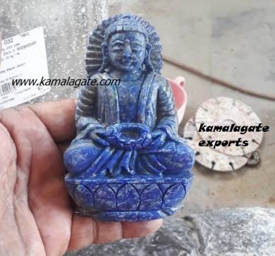 Lapiz Lazuli Sculpture Buddha 