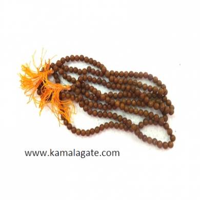 Sandalwood 6mm Gemstone Beads Jap Mala