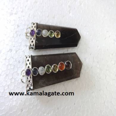 Chakra Labrodolite Flats Pendents