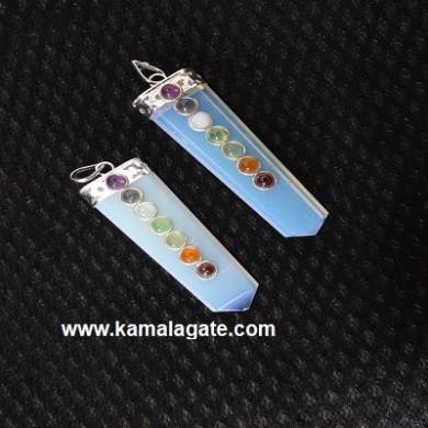 Chakra Opelite Flats Pendents