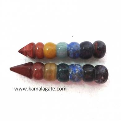 Chakra Round Bonded Healing Wands