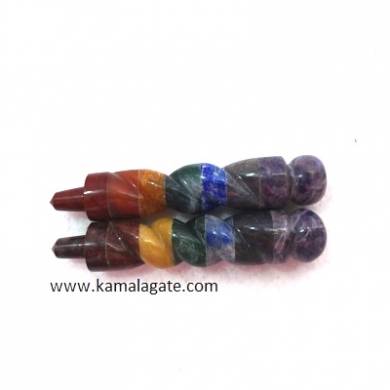 Chakra Twisted Healing wands