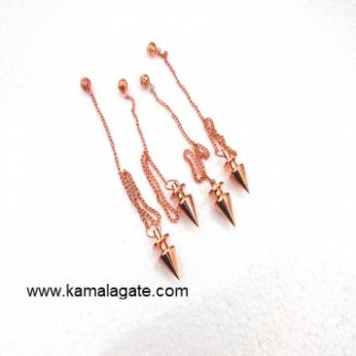 Copper Plain Cone Pendulum 