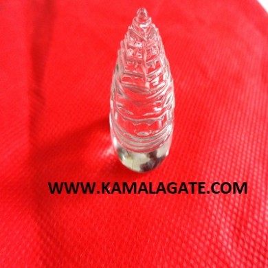 Crystal Quartz Faceted ShreeYantra 