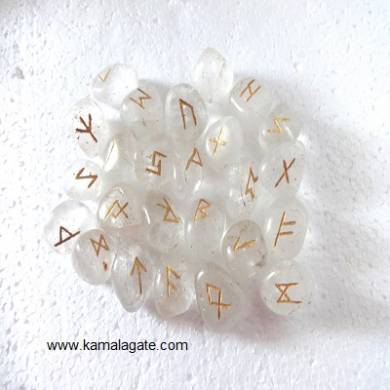 Crystal Quartz Rune Set 