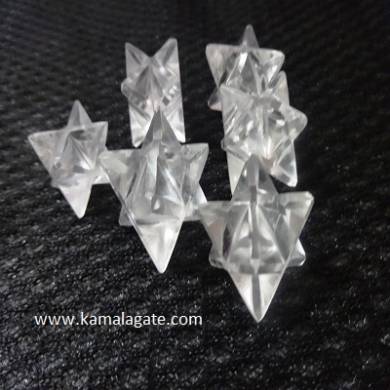 Crystal Quartz Merkaba Star