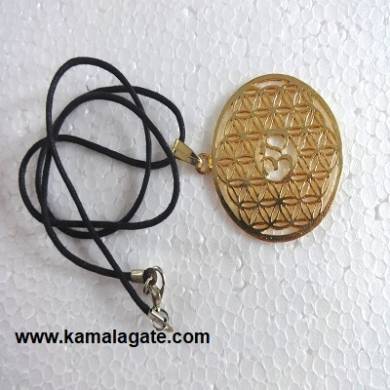 Flower of Life Golden Pendents