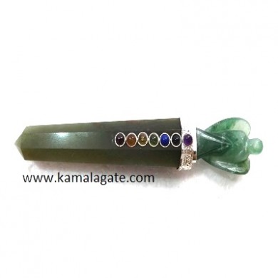 Green Aventurine Angel Healing Wands