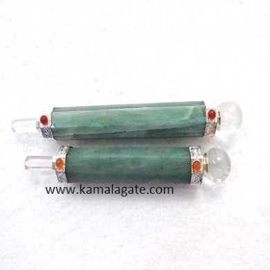 Green Quartz Healing Sticks (Plain)