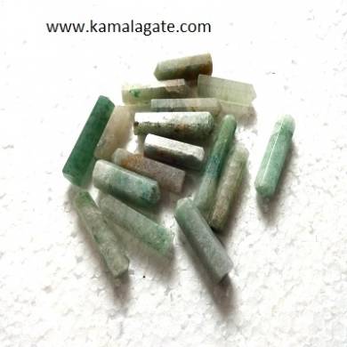 Grass Aventurine Single terminated pencile point 