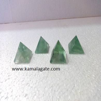 Green Flourite Small Pyramid