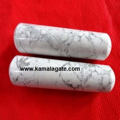 Howlite Smooth Massage Wands