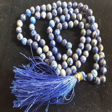 Lapiz Lazuli Natural Beads Jap Mala