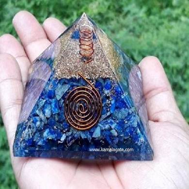 Orgone Lapiz Lazuli Pyramid 
