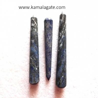 Lapiz Lazuli Faceted Massage Wands 