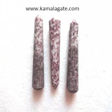 Lepetolite Faceted massage wands