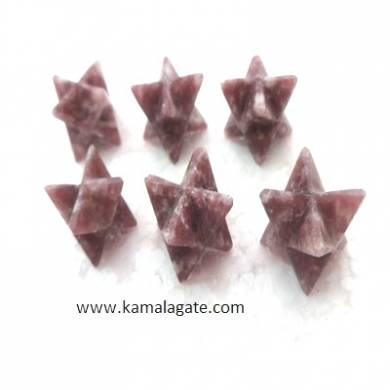 Lepetolite Merkaba Stars