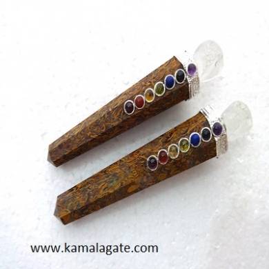 Miriyam Healing Wand With Crystal Skulls