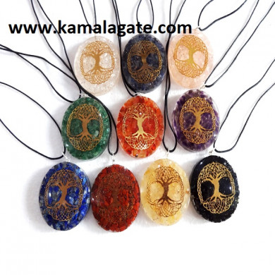 Mix OrgoneTree Of Life Pendants With Cord